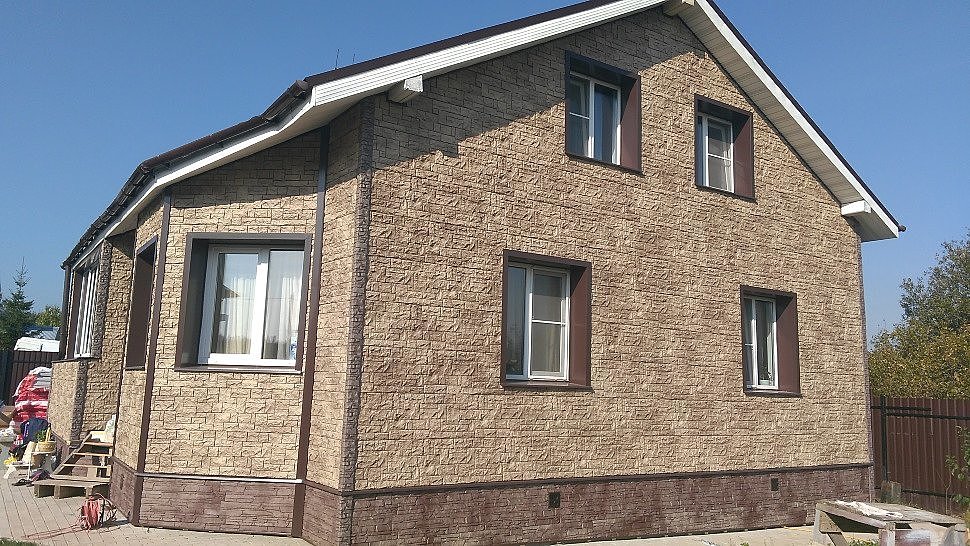 Виниловый сайдинг под камень фото цена	