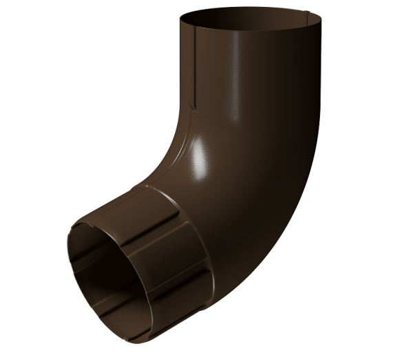 Колено 72° D90 Döcke STAL PREMIUM Каштан, (RAL 8017) купить в Бийске