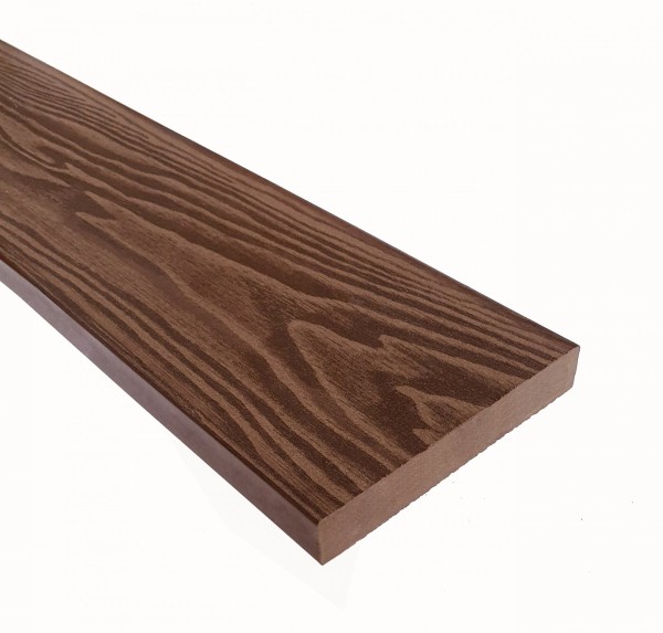 Террасная доска из ДПК Terrapol Смарт 3D Полнотелая без паза Орех Милано купить в Бийске