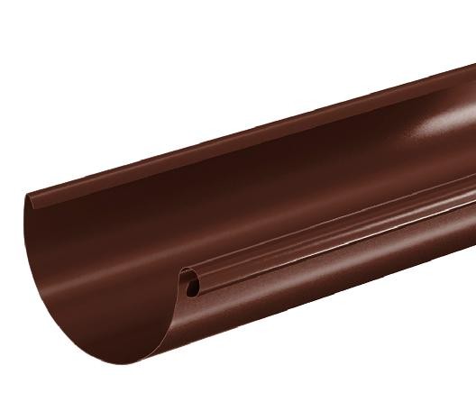 Водосток Aquasistem, система 150/100 - Водосточный желоб 3.00м RAL 8017 Коричневый купить в Бийске