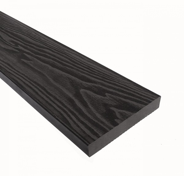 Террасная доска из ДПК Terrapol Смарт 3D Полнотелая без паза Черное дерево купить в Бийске