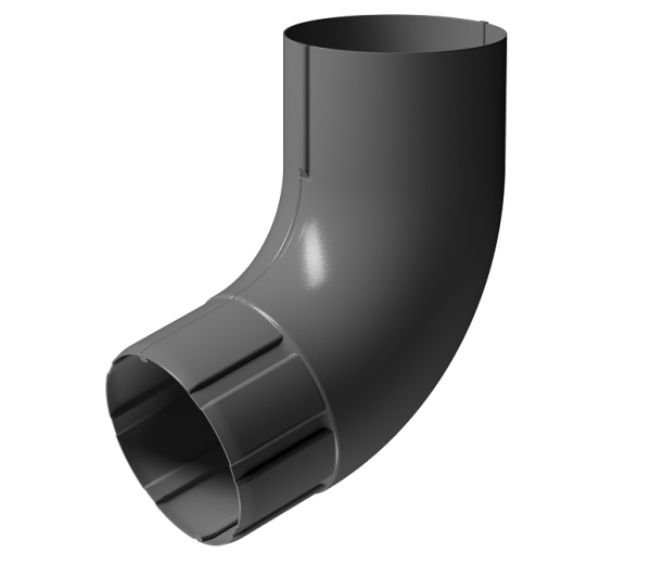 Колено 72° D90 Döcke STAL PREMIUM Графит, (RAL 7024) купить в Бийске