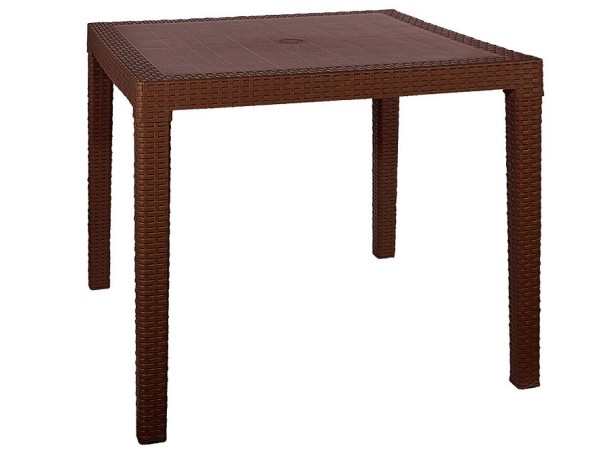 Стол квадратный FIJI Quatro Table Коричневый купить в Бийске
