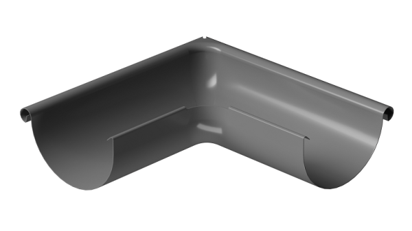 Угол внешний 90° D125 Döcke STAL PREMIUM Графит, (RAL 7024) купить в Бийске