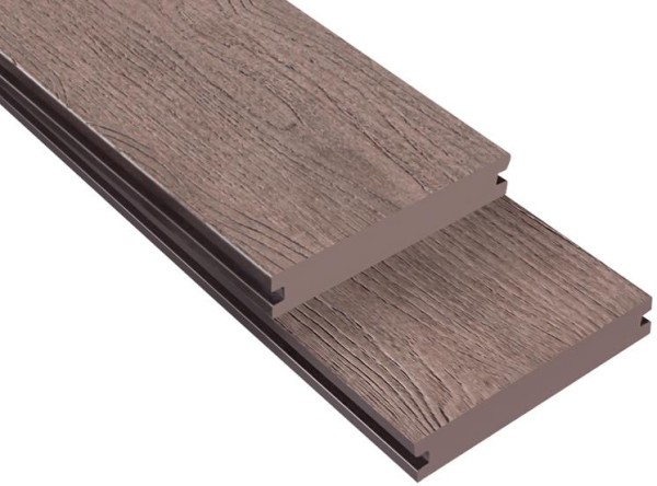 Террасная доска ДПК Outdoor 3D полнотелая NEVADA/CALIFORNIA BROWN коричневая микс купить в Бийске