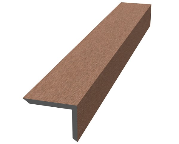 Уголок ДПК для террасной доски NauticPrime, 60x40x2900мм Кедр купить в Бийске