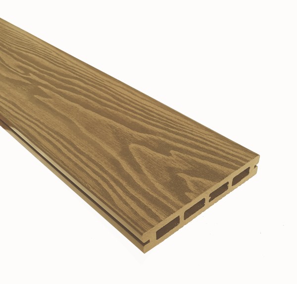 Террасная доска из ДПК Terrapol Смарт 3D Пустотелая с пазом Дуб Севилья купить в Бийске
