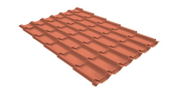 Металлочерепица классик GL 0,5 Quarzit Cuprum Steel купить в Бийске