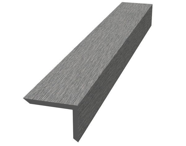 Уголок ДПК для террасной доски NauticPrime, 60x40x2900мм Тёмно-серый купить в Бийске