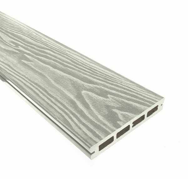 Террасная доска из ДПК Terrapol Смарт 3D Пустотелая с пазом Дуб беленый купить в Бийске