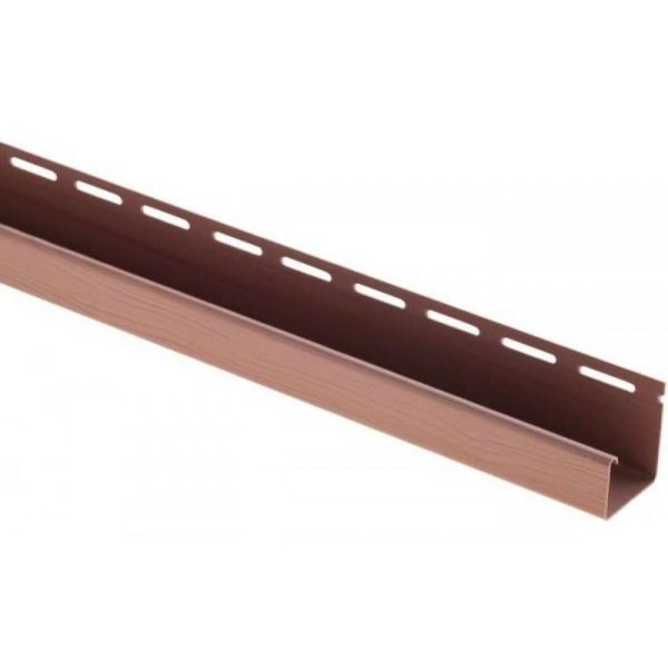 J-профиль Люкс Крашенный, T-15, ВН, Красно-коричневый купить в Бийске