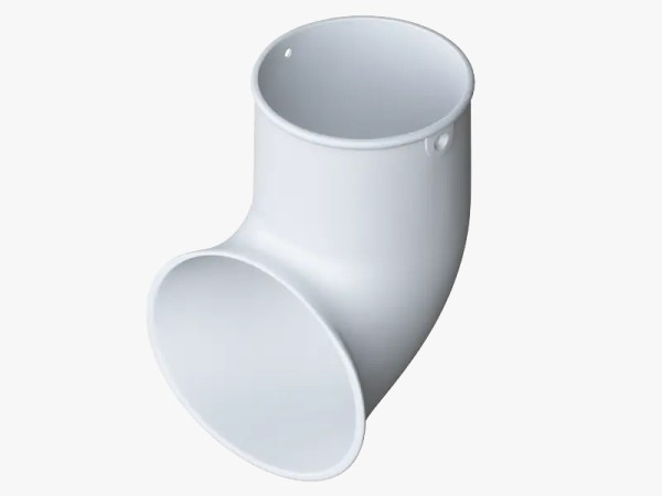 Водосток Альта-Профиль ПВХ – Слив трубы (белый) купить в Бийске