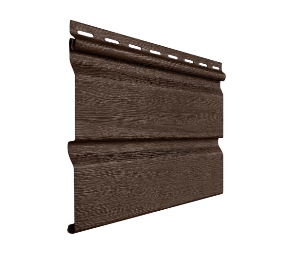 Виниловый сайдинг fineber - "стандарт", коричневый купить в Бийске