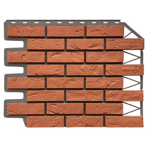Фасадная панель FineBer, Кирпич Баварский, Терракотовый купить в Бийске