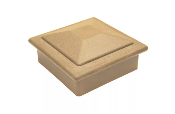 Крышка верхняя ПВХ для столба Deckart 125х125 Орех купить в Бийске