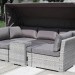 Диван-Трансформер AFINA плетеный из иск. ротанга AFM-320G Grey купить в Бийске