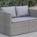 Диван-Трансформер AFINA плетеный из иск. ротанга S330G-W78 Grey купить в Бийске