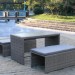 Диван-Трансформер AFINA плетеный из иск. ротанга S330G-W78 Grey купить в Бийске