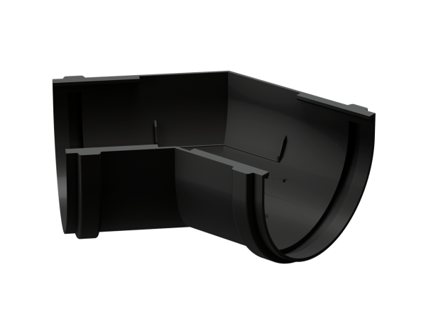 Угол желоба универсал 135˚ Docke Premium ПВХ - Карбон купить в Бийске