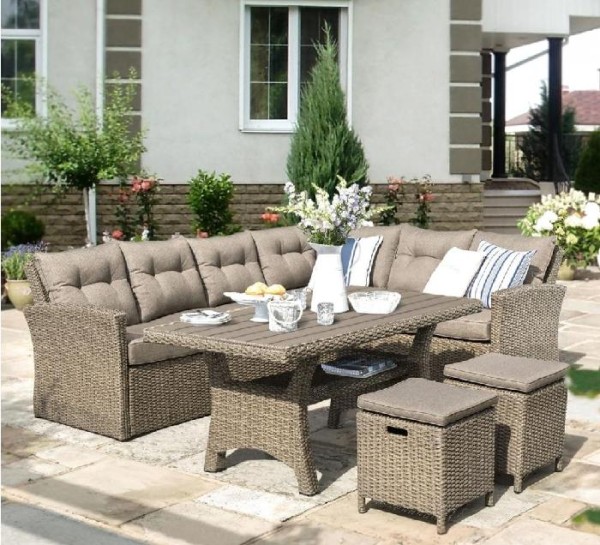Комплект мебели AFINA плетеной из иск. ротанга AFM-307B Beige купить в Бийске