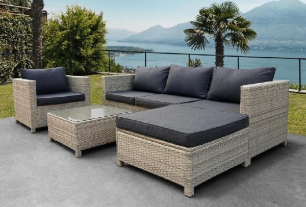 Комплект мебели AFINA плетеной из иск. ротанга YR821G Grey/Grey купить в Бийске