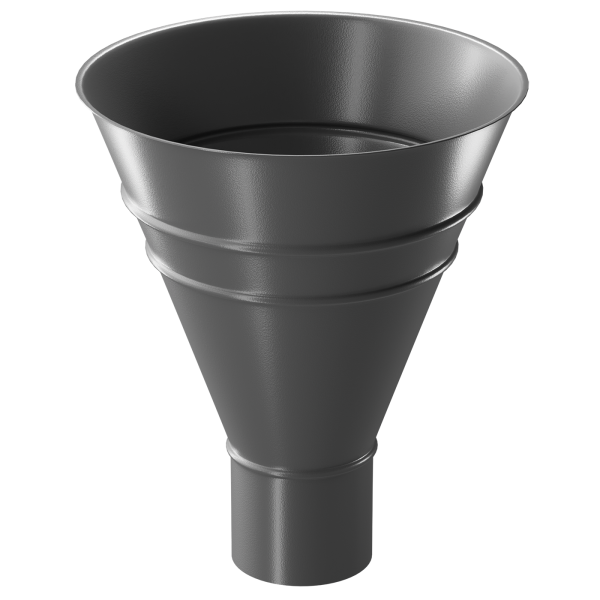 Воронка водосборная Döcke STAL PREMIUM, Графит купить в Бийске