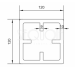 Столб SEQUOIA Evolution 3D WOOD GRAY купить в Бийске