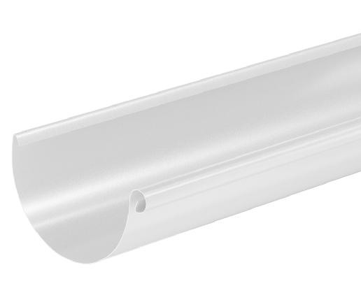 Водосток Aquasistem, система 125x90 - Водосточный желоб 3.00м RAL 9003 Белый купить в Бийске