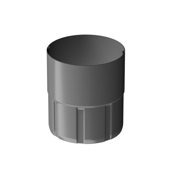 Муфта соединительная для водостока Döcke STAL PREMIUM, Графит купить в Бийске