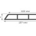 Доска Ромбус 3D ДПК Outdoor STORM GREY серая микс купить в Бийске