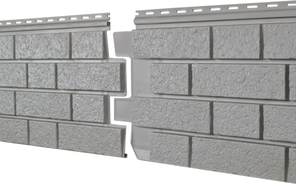 Фасадная панель Ю-пласт Стоун Хаус S-Lock Клинкер Нордик дым купить в Бийске