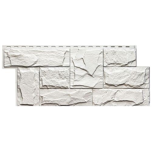 Фасадная панель T-Сайдинг- Гранит Леон ЭКО-1 Уайт купить в Бийске