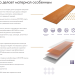 Фибросайдинг DECOVER 3600 x 190 x 8 мм Bordo купить в Бийске