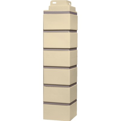 Угол наружный Fineber «Кирпич клинкерный» Желтый