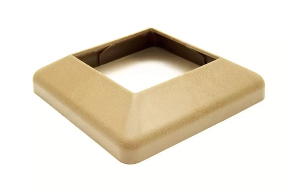 Крышка нижняя ПВХ для столба Deckart 100х100 Орех купить в Бийске