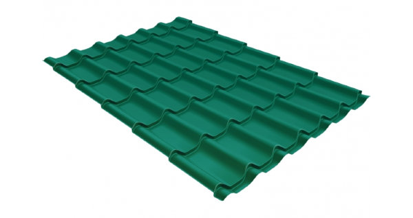 Металлочерепица классик 0,5 Satin RAL 5021 купить в Бийске