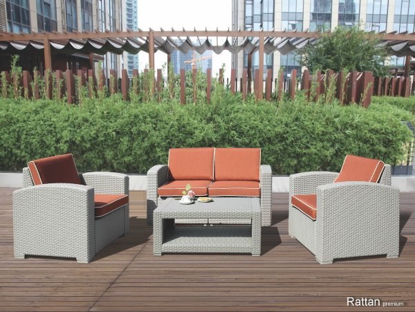 Уличные диваны и кресла коллекции Rattan Premium 4 купить в Бийске