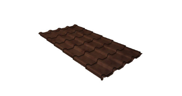 Металлочерепица камея 0,45 Safari Twincolor Brown купить в Бийске