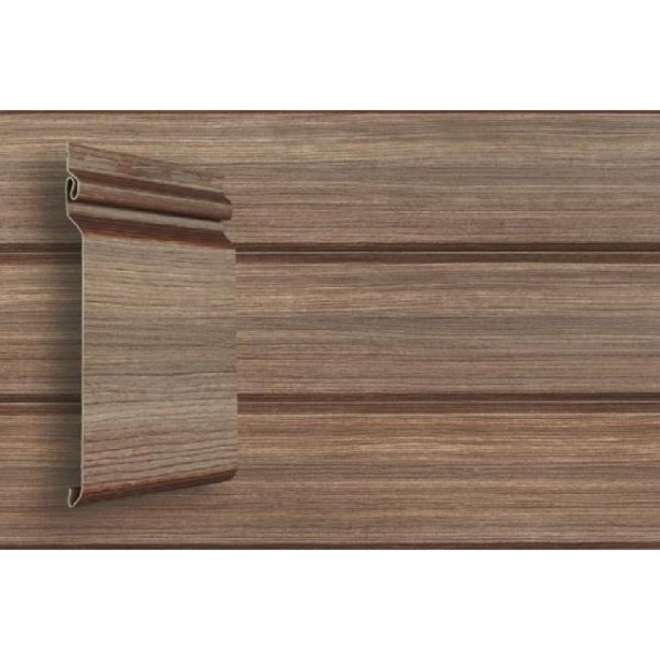 Виниловый сайдинг Grand Line Natural-Брус Tundra - Кедр купить в Бийске