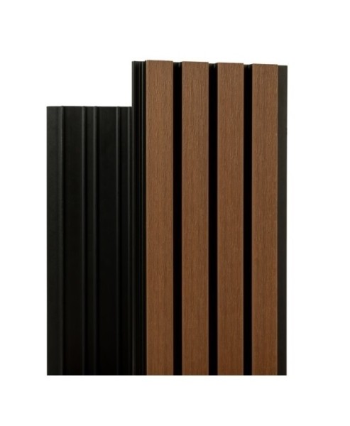 Фасадная реечная панель Ecodecking Скай коэкструзия 200х20х3000 Тик купить в Бийске