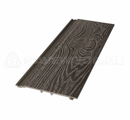 Сайдинг из дпк savewood sw-cedrus тангенциальный распил темно-коричневый купить в Бийске