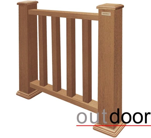 Ограждение из ДПК Outdoor Классик 3D STORM дуб купить в Бийске