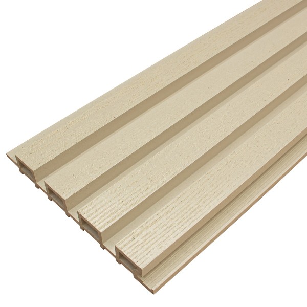Фасадная доска из ДПК Faynag Wood Рейка Слоновая кость купить в Бийске