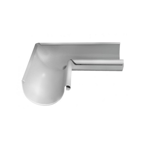 Водосток Grand Line 125x90 – Угол внутренний 90° RAL 9003 купить в Бийске