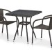 Комплект плетеной мебели AFINA из иск. ротанга T282BNT/Y137C-W53 Brown 2Pcs купить в Бийске