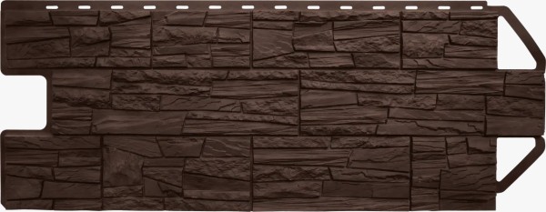 Фасадная панель Альта-профиль Гранд Каньон ЭКО Коричневый купить в Бийске