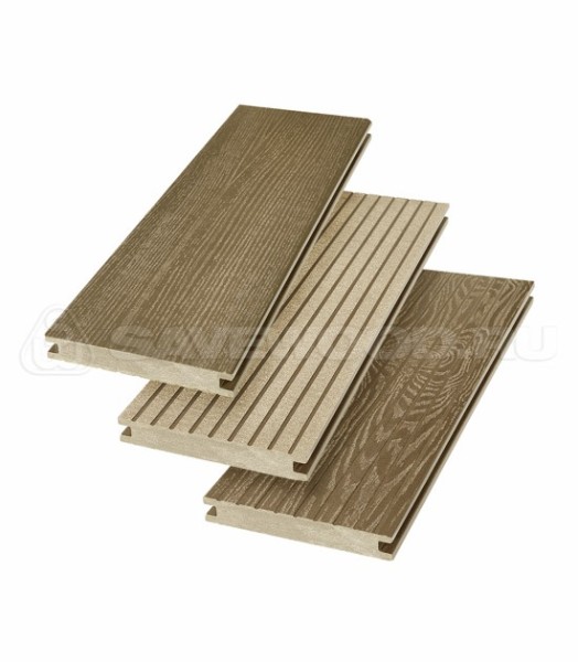 Террасная доска SW Fraxinus (R) полнотелая «SaveWood» Тик купить в Бийске