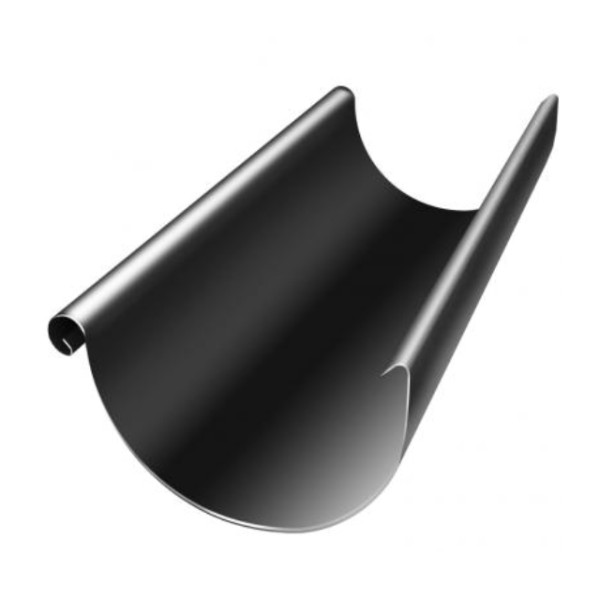 Водосток Grand Line 125x90 – Желоб 3м RAL 9005 купить в Бийске