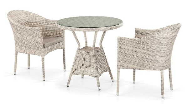 Комплект плетеной мебели AFINA из иск. ротанга T705ANT/Y350-W85 Latte 2Pcs купить в Бийске