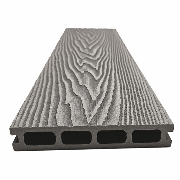 Террасная доская ДПК NanoWood Double 3D Серый купить в Бийске